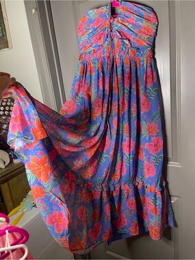 Anaya with love NWT bridesmaids dress maxi lined size US 12 sequined top